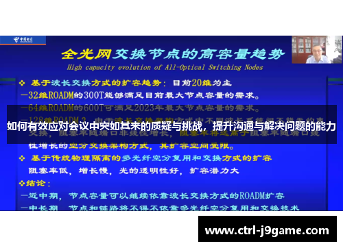 如何有效应对会议中突如其来的质疑与挑战，提升沟通与解决问题的能力