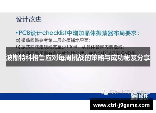 波斯特科格鲁应对每周挑战的策略与成功秘笈分享